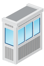 Окна на балкон
